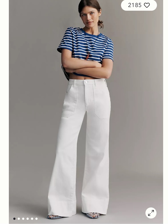 Pilcro Denim - Anthropologie Pilcro Rylan Relaxed High-Rise Flare Jeans Wide Leg